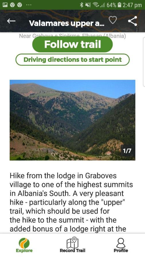 Hotel Grabova Grabove e Siperme Экстерьер фото